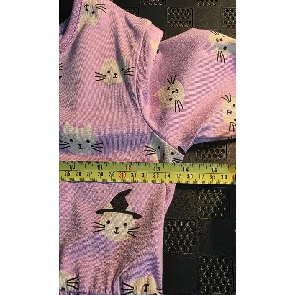 Hanna Andersson Girls‎ Cat Dress Halloween with pocket Size 10